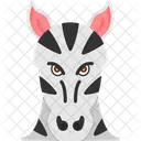 Zebra Face  Icon