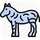 Zebra Mammal Stripes Icon