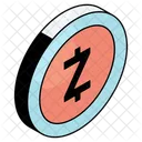 Zec Coin Currency Money Icon