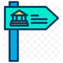 Museumswegweiser Wegweiser Museumswegweiser Symbol