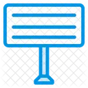 Schild Tafel Banner Icon