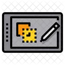 Grafiktablett Zeichentablett Gerat Symbol