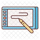 Zeichentablett Tablet Zeichnen Symbol