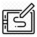 Zeichentablett  Symbol