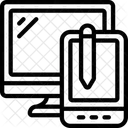 Zeichentablett Zeichnung Tablett Symbol