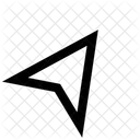 Oben Rechts Pfeil Richtung Symbol