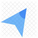 Oben Rechts Pfeil Richtung Symbol