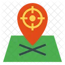 Zeiger Marker Platzhalter Zielposition Symbol
