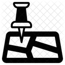 Standort Pin Tracking Pin Pin Pointer Symbol