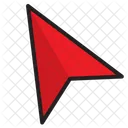 Zeiger Richtung Navigation Symbol