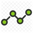 Linie Graph Diagramm Symbol