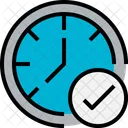 Zeit Prufen Uhr Symbol