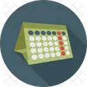 Zeit Schnittstelle Kalender Icon