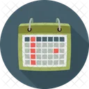 Zeit Schnittstelle Kalender Icon