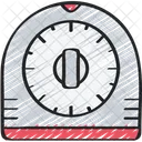 Timer Timing Gebacken Symbol