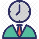 Timer Mann Geschaftsmann Icon