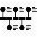 Zeitleiste Linie Diagramm Symbol