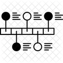 Diagramm Linie Zeit Symbol