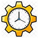 Zeitmanagement Zeitpflege Zeitservice Icon