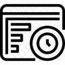 Zeit Statistik Messung Symbol