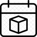 Zeitplan 3 D-Modell  Symbol