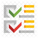 Liste Zeitplan Quadrate Symbol