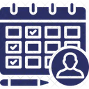 Terminplanung Tagesordnung Termin Symbol