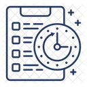 Terminplanung Aktionsplan Zeitplan Symbol