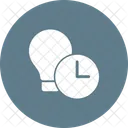 Timeout Lampe Zeitplan Symbol