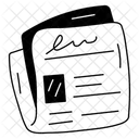 Zeitung Nachrichten Medien Symbol