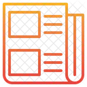 Zeitung Nachrichten Anzeigen Symbol