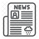 Zeitung Seite Presse Symbol
