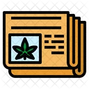 Cannabis Marihuana Tagebuch Icon