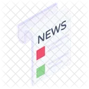 Zeitung Zeitschrift Papier Icon