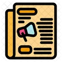 Zeitung Papier Artikel Symbol