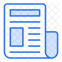 Zeitung  Symbol