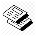 Zeitungsstapel Symbol