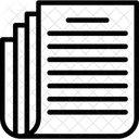Zeitungsstapel  Symbol