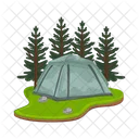 Zelt Camping Lager Icon