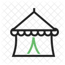 Jahrmarkt Zelt Symbol