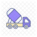 Zementtransporter  Symbol