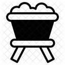 Zementkubel Arbeit Zement Symbol