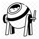Zementmischmaschine  Symbol