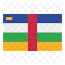 Zentralafrika Landesflagge Flagge Symbol