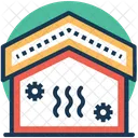 Haus Temperatur Symbol Symbol