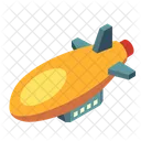 Blimp Dirigible Zeppelin Icono