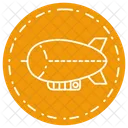 Zeppelin Airship Transport Icon