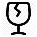 Zerbrechlich Lieferung Box Symbol