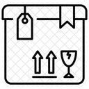 Pfeil Karton Zerbrechlich Symbol