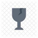 Zerbrechliches Glas  Symbol